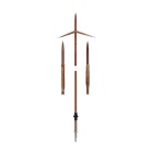 Asta Devoto in acciaio inox per Tahitian tender gommone doppia aletta - 75 cm ∅7 mm - Mares Sten heel