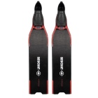 Pinne carbonio pesca sub Beuchat Libeccio elite - Carbonio Nero/Rosso - 43/44