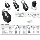 Puleggia singola - A Puleggia a frizione ad occhio fisso