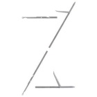 Asta Beuchat acciaio inox con tacche Ø 6.00 mm - Per fucile da 50 cm