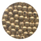 1000 Perline in ottone 4 mm e Ø interno 1,7 mm