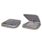 Tende da acqua e zanzariera pieghevoli blackout - 520x520 mm