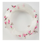 Longline Rototube 30 Girelle 100 m Perles Roses