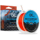 Filo nylon da pesca C&C Fishing Sea & Surfcast - Fluo red 300 m / 0,40 mm