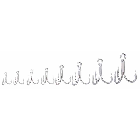 ST 66 nichelato No. 1 sacchetto da 6