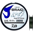 Filo trecciato da pesca Daiwa J Braid X 4 fili Verde | 270M 15/100V
