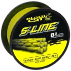 Filo trecciato da pesca Black Cat S-Line - Ø0,55mm 300m 70kg,154lbs giallo