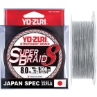 Filo trecciato da pesca Yo-zuri Super Braid Argento 150m - PE 1.0 16.5/100