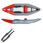 Kayak gonflable PVC Aqua Design Twiki I Rouge Eau vive