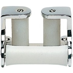 Guida a catena tripla in ottone cromato puleggie Osculati