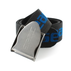 Cintura Seac sub nylon fibbia acciaio inossidabile - Nero/Blu