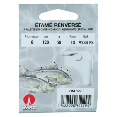 Stagno inverso 9284 PS 150 cm Ami da pesca N°2/0 su Nylon 40/100