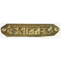 Piastra porta Topomarine in ottone