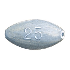 Bulging pierced piombo oliva alla rinfusa X 100 in 5 gr