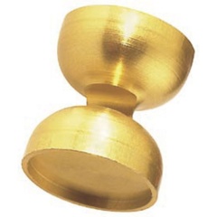 JMC T.3 / 7mm alluminio Tandem Gola Occhio di Gola in alluminio - Oro