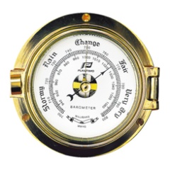 Barometro 3Plastimo " in ottone massiccio