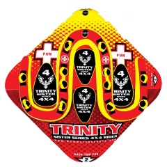 Gonfiabile da traino Wow Trinity Sister 4 Posti