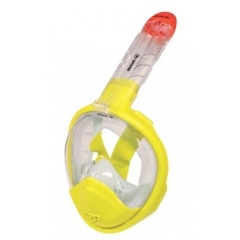 Maschera granfacciale Beuchat giallo - Junior