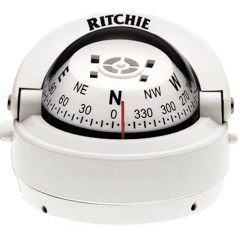 Bussola di navigazione Ritchie Explorer su canna bianca