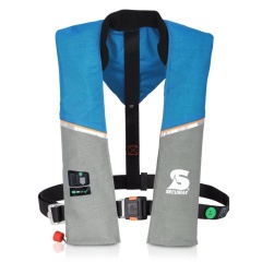 Gilet de sauvetage Automatique Secumar Ultra 170 Harness 165N Bleu + harnais