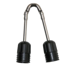 Obus articulé renforce inox Beuchat Bague Plastique