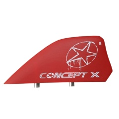 Alette Concept X G10 Rosso 5 cm