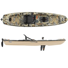 Kayak de pêche Pelican The Catch 130 HD II Light Khaki