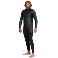 Muta surf uomo Billabong Absolute GO 3/2 Front zip - Black-L