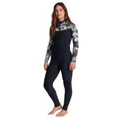 Combinaison femme Billabong Salty Dayz 3/2 Front Zip - Paradise