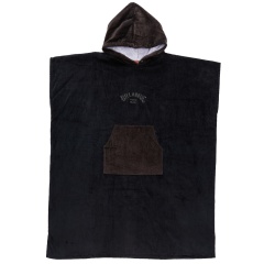 Poncho de bain à capuche Billabong - Black