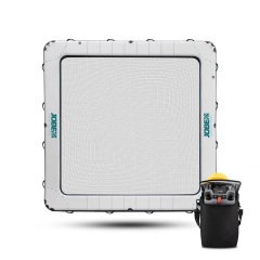 Pack plateforme piscine Jobe Infinity island avec gonfleur