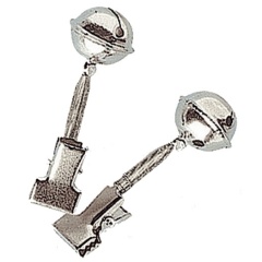 Campana di metallo Pike'n Bass con clip Modello grande