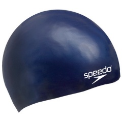 Cuffia nuoto Plain Moulded Silicone Navy - Junior