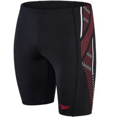 Costume Jammer uomo Tech Panel Speedo Black/Fed Red/White
