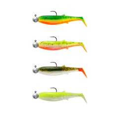 Savage Gear Cannibal Shad 10 cm kit di esca artificiale morbida