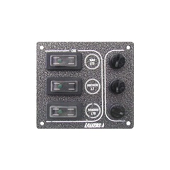 Pannello elettrico Lalizas grigio - 3 canali