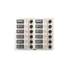 Pannello elettrico Lalizas metallo a 12 vie