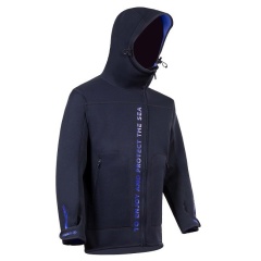 Giacca con cappuccio Beuchat - Blu profondo - Taglia XL