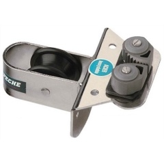 Tacchetto di serraggio corto Pike'N Bass con puleggia - Acciaio inossidabile