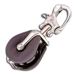 Carrucola diWichard  apertura con moschettone - Corda max. 12mm