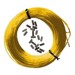 Kit filo in nylon Epsealon giallo 25m (180/100) + 10 manicotti