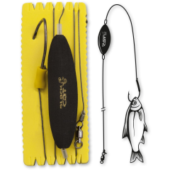 Pesce gattoTerminali Black CAT - U-float con amo da pesca semplice