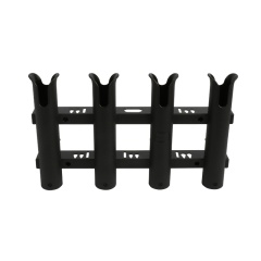 Porta Canna da pesca in PVC nero Seanox - 4 tubi