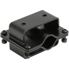 Flangia doppia in acciaio inossidabile Seanox per portacanna - Nero Diametro 22 a 35mm
