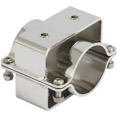 Flangia doppia in acciaio inossidabile Seanox per portacanna - Acciaio inox Diametro 51 a 65mm