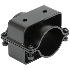 Flangia doppia in acciaio inossidabile Seanox per portacanna - Nero Diametro 51 a 65mm