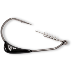 texanfishing tackle Black CAT Mega offset hook DG