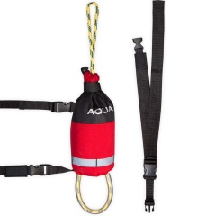 Corde de sécurité Aqua Design Throwbag avec ceinture Rouge 25 mètres