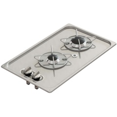 Plaque de cuisson Osculati encastrable en inox 2 feux