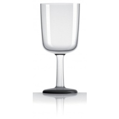 Bicchiere da vino Couleurmer nero di palma x4